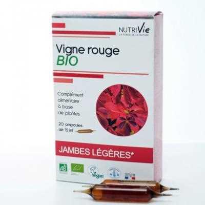 Ampoule Vigne Rouge Bio Circulation Sanguine Espace Produits Bio