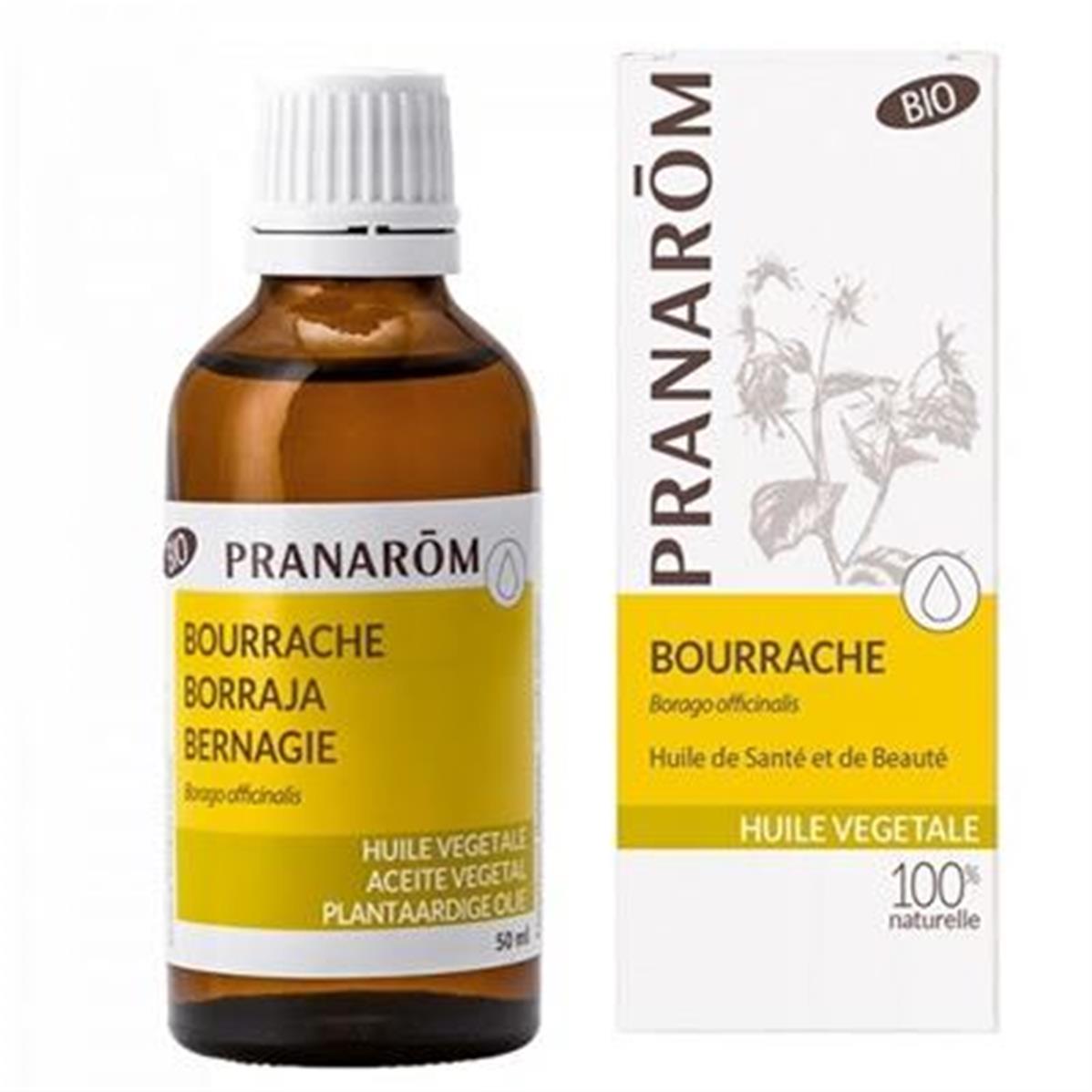 Huile végétale de bourrache bio  50 ml  Pranarom