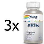 Spectro - 3 boîtes de 60 capsules - Solaray